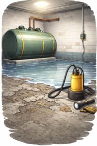 Tankraumsanierung Tankraumsanierung nach Wasserschaden